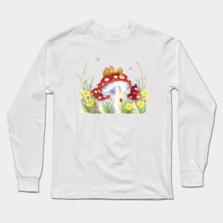 A Hare on a Toadstool Long Sleeve T-Shirt